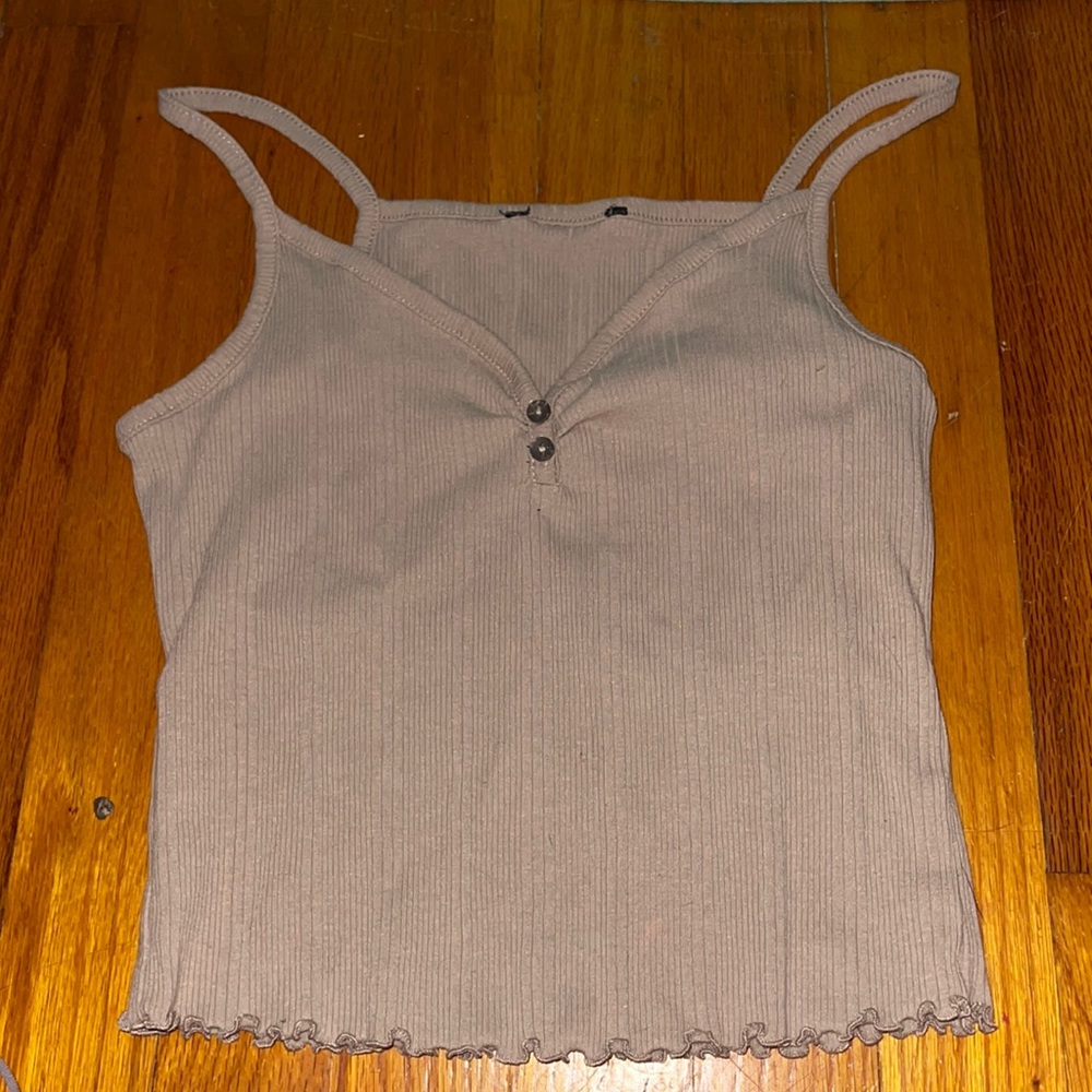 Cropped tight tank top